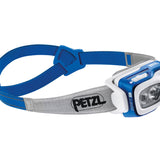 Petzl Swift RL Rechargeable Headlamp - 900 Lumens - Includes 2350mAh Li-ion Battery Pack - Black, Blue or Orange
