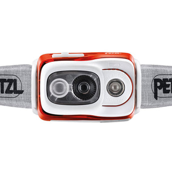 Petzl Swift RL Rechargeable Headlamp - 900 Lumens - Includes 2350mAh Li-ion Battery Pack - Black, Blue or Orange