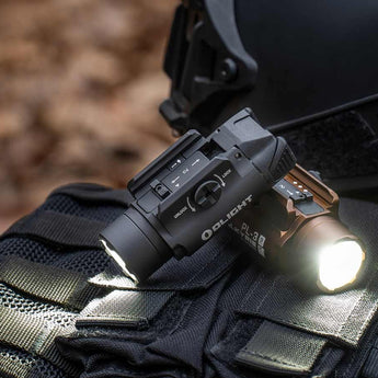 Olight PL-3R Rechargeable LED Weapon Light - 1500 Lumens - Uses Built-in 900mAh Li-Poly Battery Pack - Black or Desert Tan