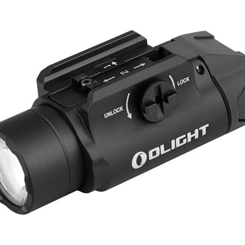 Olight PL-3R Rechargeable LED Weapon Light - 1500 Lumens - Uses Built-in 900mAh Li-Poly Battery Pack - Black or Desert Tan
