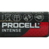 Duracell Procell PL123A (12PK) CR123A 1400mAh 3V Lithium Primary (LiMNO2) Button Top Batteries (PL123BKD) - Box of 12
