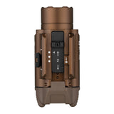 Olight PL-3R Rechargeable LED Weapon Light - 1500 Lumens - Uses Built-in 900mAh Li-Poly Battery Pack - Black or Desert Tan