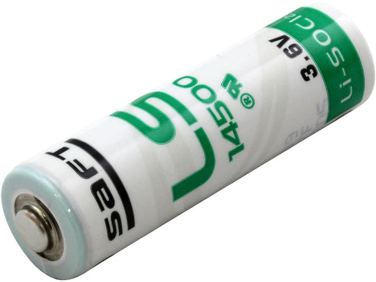 Saft LS-14500 Angled View of Positive Terminal