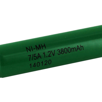 Powerizer MH 4/3 A 3800mAh 1.2V Nickel Metal Hydride (NiMH) Flat Top Battery with or without Tabs - Bulk