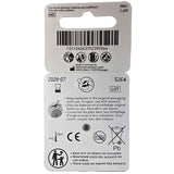 PowerOne P312-6PK-MF (6PK) Size 312 170mAh 1.45V Zinc Air Brown Hearing Aid Batteries - 6 Pack Retail Card