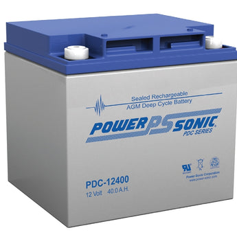 Powersonic PDC-12400 AGM Deep Cycle SLA Battery