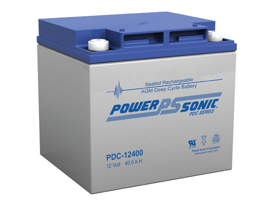 Powersonic PDC-12400 AGM Deep Cycle SLA Battery