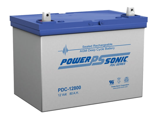 Powersonic PDC-12800 AGM Deep Cycle SLA Battery