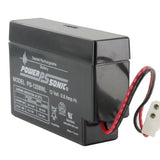 Power-Sonic AGM General Purpose PS-1208 0.8Ah 12V Rechargeable Sealed Lead Acid (SLA) Battery - WL Terminal