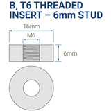 Power-Sonic AGM General Purpose PS-121000 100Ah 12V Rechargeable Sealed Lead Acid Battery - Universal or T6 Terminal