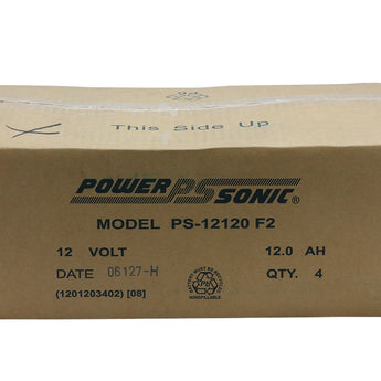 Power-Sonic AGM General Purpose PS-12120 12Ah 12V Rechargeable Sealed Lead Acid (SLA) Battery - F2 Terminal
