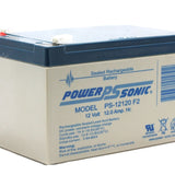Power-Sonic AGM General Purpose PS-12120 12Ah 12V Rechargeable Sealed Lead Acid (SLA) Battery - F2 Terminal