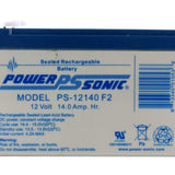 Power-Sonic AGM General Purpose PS-12140 14Ah 12V Rechargeable Sealed Lead Acid (SLA) Battery - F2 Terminal