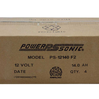 Power-Sonic AGM General Purpose PS-12140 14Ah 12V Rechargeable Sealed Lead Acid (SLA) Battery - F2 Terminal