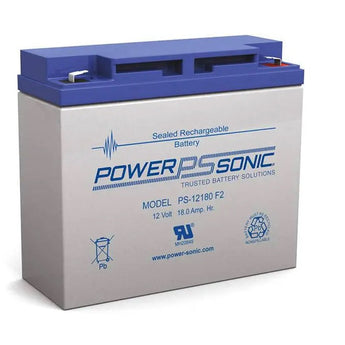 Power-Sonic PS-12180 M5 18Ah 12V Rechargeable Sealed Lead Acid (SLA) Battery - M5 Terminal