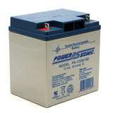Power-Sonic AGM General Purpose PS-12280 28Ah 12V Rechargeable Sealed Lead Acid (SLA) Battery - NB or F2 Terminals
