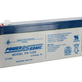 Power-Sonic AGM General Purpose PS-1229 2.9Ah 12V Rechargeable Sealed Lead Acid (SLA) Battery - F1 Terminal