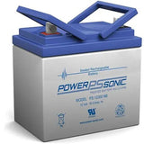 Power-Sonic PS-12350 M6 35Ah 12V Rechargeable Sealed Lead Acid (SLA) Battery - M6 Terminal
