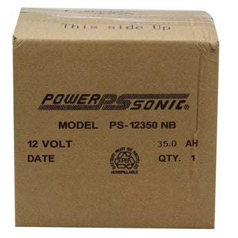 Power-Sonic AGM General Purpose PS-12350 35Ah 12V Rechargeable Sealed Lead Acid (SLA) Battery - NB Terminal