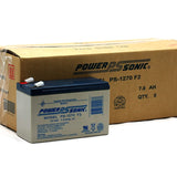 Power-Sonic AGM General Purpose PS-1270 7Ah 12V Rechargeable Sealed Lead Acid (SLA) Battery - F1 or F2 Terminal