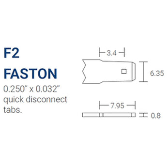 Power-Sonic AGM General Purpose PS-1280 8Ah 12V Rechargeable Sealed Lead Acid (SLA) Battery - F1 or F2 Terminal