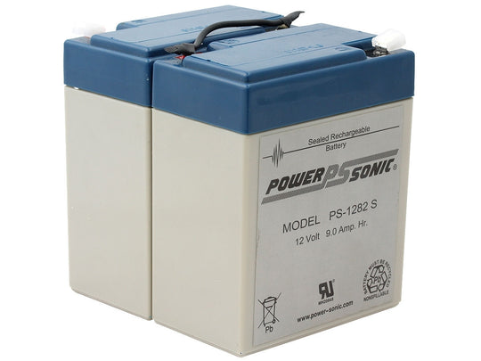 Powersonic PS-1282 S SLA Battery - Angle Shot