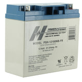 Power-Sonic AGM High Rate General Purpose PSH-12180 FR 21Ah 12V Rechargeable Sealed Lead Acid (SLA) Battery - NB Terminal