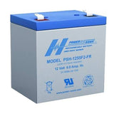 Power-Sonic AGM High Rate General Purpose PSH-1255 FR 6Ah 12V Rechargeable Sealed Lead Acid (SLA) Battery - F2 Terminal