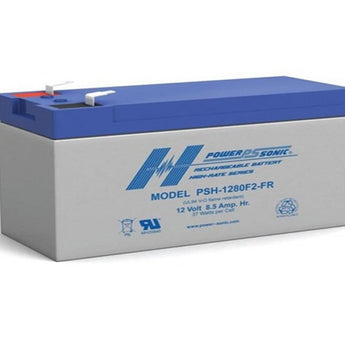 Power-Sonic AGM High Rate General Purpose PSH-1280 FR 8.5Ah 12V Rechargeable Sealed Lead Acid (SLA) Battery - F2 Terminal