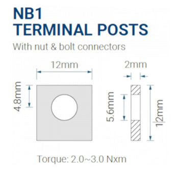 Power-Sonic PSL-SC-12200 20AH 12.8V Rechargeable Deep Cycle Lithium Iron Phosphate (LiFePO4) Battery - NB Terminals