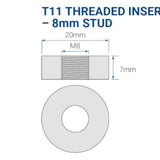 Power-Sonic PSL-SC-12350-GU1 35AH 12.8V Group U1 Rechargeable Deep Cycle Lithium Iron Phosphate (LiFePO4) Battery - M8 Terminals