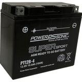 Power-Sonic PT12B-4 10Ah 12V Ultra Sport Series Sealed Lead Acid (SLA) Battery - 175CCA
