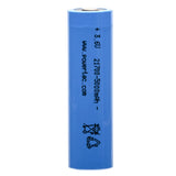 Powertac 21700 5000mAh 3.7V Protected Lithium Ion (Li-ion) Button Top Battery
