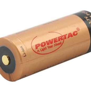 Powertac 26650 4500mAh 3.7V Protected Lithium Ion (Li-ion) Button Top Battery
