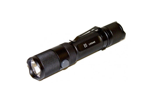 Powertac E5 LED Flashlight - 700 Lumens - CREE XM-L - Uses 2x CR123A or 1x 18650