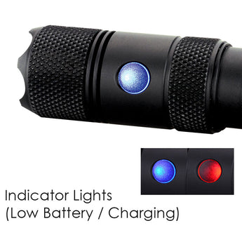 Powertac E9R-G4 Rechargeable LED Flashlight - CREE XHP50 - 2550 Lumens - Includes 1 x 18650