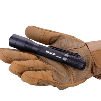 Powertac Valor EDC LED Flashlight - 800 Lumens - CREE XML-U3 - Uses 2 x AA
