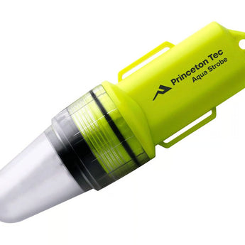 Princeton Tec Aqua Strobe LED Signal Light - 100 Lumens - Includes 1 x AA - Black or Neon Yellow
