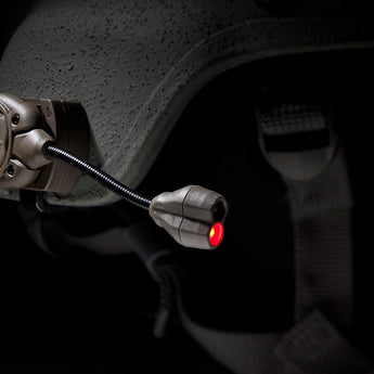 Princeton Tec Switch MPLS Helmet Light - IR and White LEDs - 10 Lumens - Includes 2 x CR2016s - Olive Drab