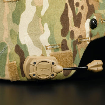 Princeton Tec Switch - MPLS - Tactical Helmet Light - Dual LED and UV - 10 Lumens - Includes 2 x CR2016 - Black, OD Green, Tan