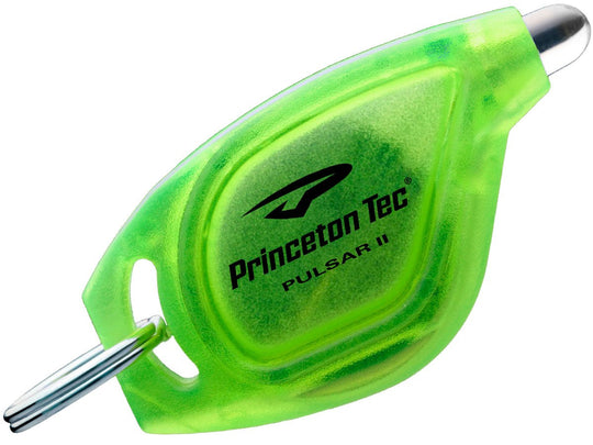 Princeton Tec Pulsar II Keychain Light - 1 x White LED - 10 Lumens - Includes 2 x CR2016s - Neon Yellow