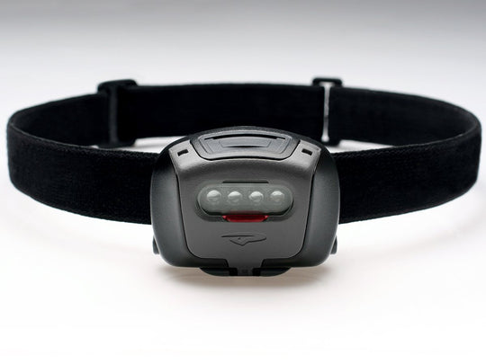 Princeton Tec Quad Tactical Headlamp - 4 x LEDs - 78 Lumens - Includes 3 x AAAs - Black, Camo, Olive Drab or Sand