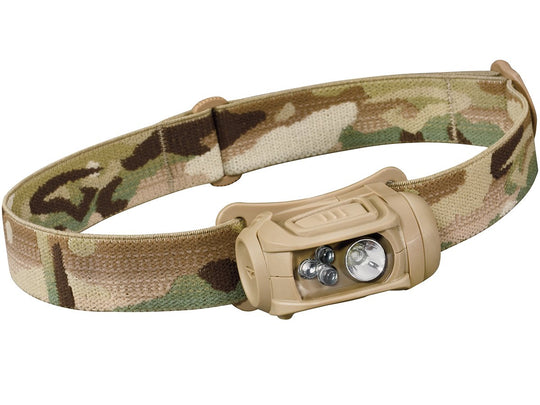 Princeton Tec Remix Pro Headlamp - Red and White LEDs - 150 Lumens - Includes 1 x CR123A - Multi Cam