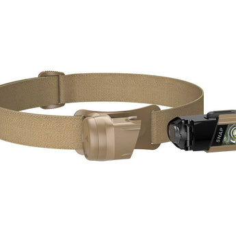 Princeton Tec Snap 450 RW Solo LED Headlamp - 450 Lumens - Uses 3 x AAA - Black, Multicam, or Tan