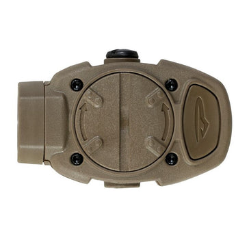 Princeton Tec Switch Rail LED Weapon Light - Picatinny Rail Mount - 10 Lumens - Uses 2 x CR2016s - Black or Tan - Red, White or Infrared Outputs