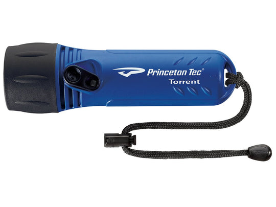 Princeton Tec Torrent Flashlight - Maxbright LED - 330 Lumens - Class I Div 2 - Includes 8 x AAs - Blue