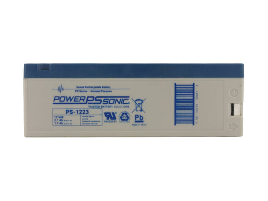 Power-Sonic AGM General Purpose PS-1223 2.1Ah 12V Rechargeable Sealed Lead Acid (SLA) Battery - PC Terminal