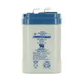 Power-Sonic PS-650L 5AH 6V Rechargeable Sealed Lead Acid (SLA) Battery - F1 or SP Terminal