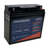 Power-Sonic PSL-SC-12200 20AH 12.8V Rechargeable Deep Cycle Lithium Iron Phosphate (LiFePO4) Battery - M6 Terminals