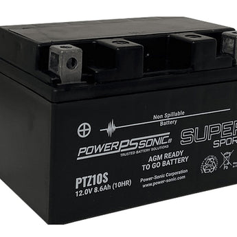 Power-Sonic PTZ10S 8.6Ah 12V Ultra Sport Series Sealed Lead Acid (SLA) Battery - 184CCA